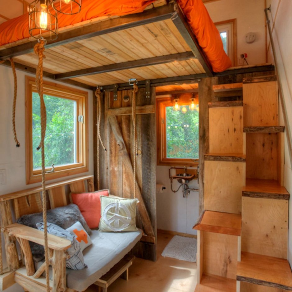 Маленькие уютные домики внутри