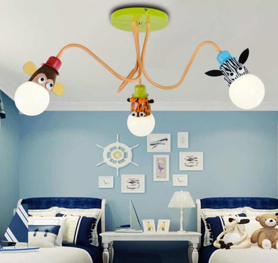 Современные люстры для детской комнаты