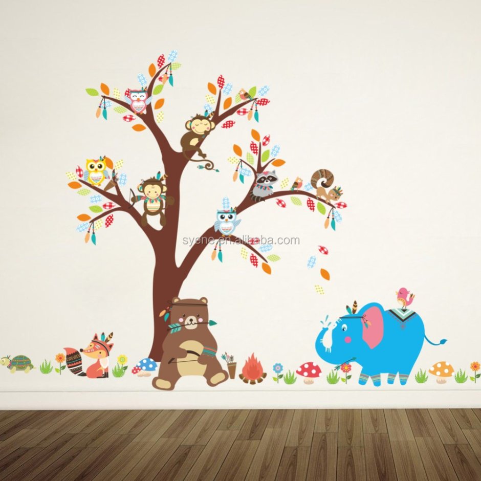 Дерево декорация для детской комнаты