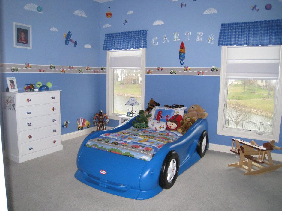 Интерьер комнаты для мальчика 5 лет