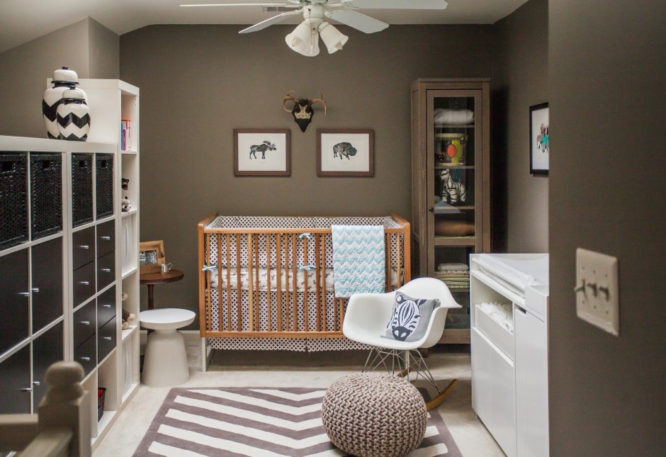 Интерьер комнаты для младенца