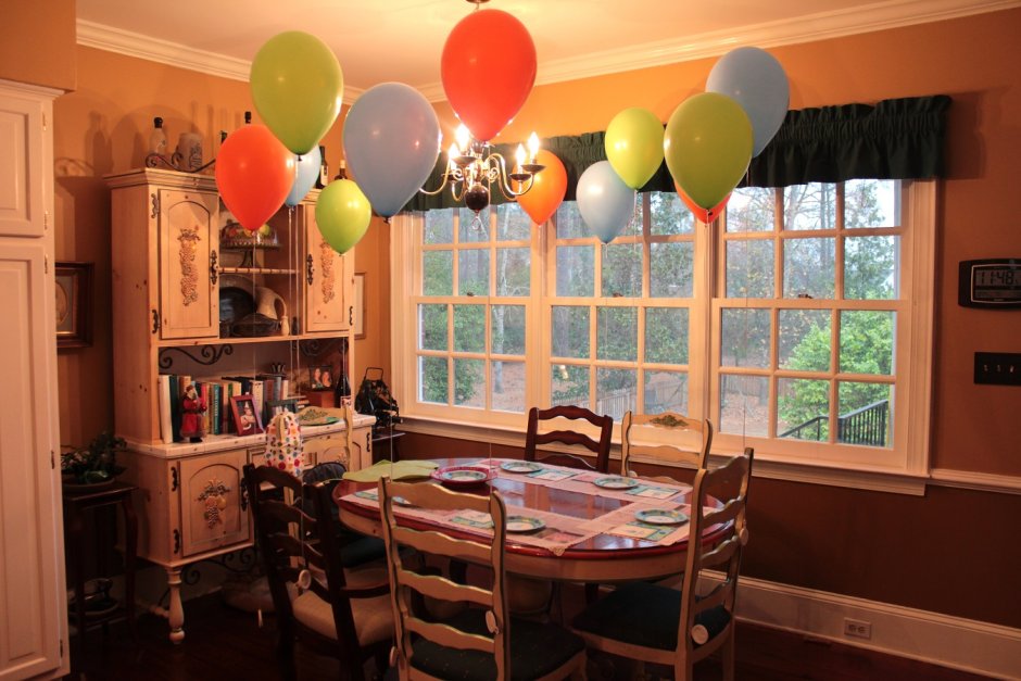 Украсить комнату на день рождения ребенка