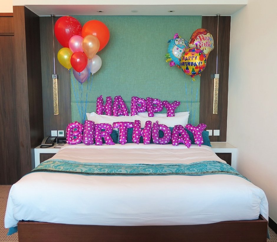 Украшение комнаты на день рождения