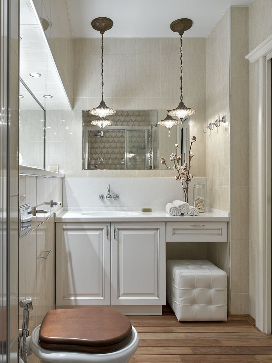 Ванная комната в стиле американская классика