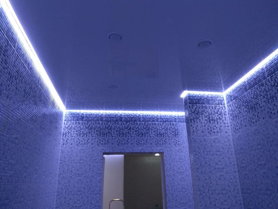 Светодиодная лента в ванной комнате