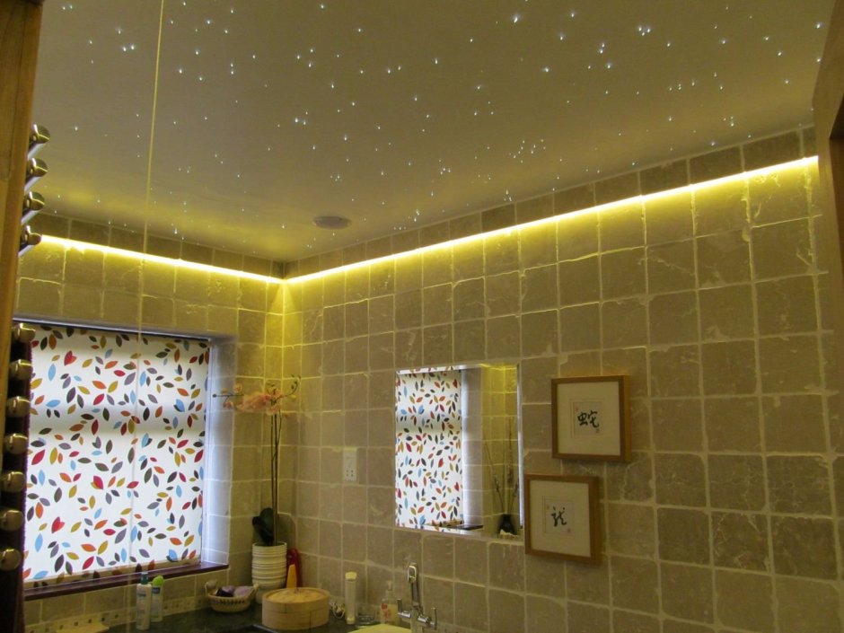 Подсветка в ванной комнате