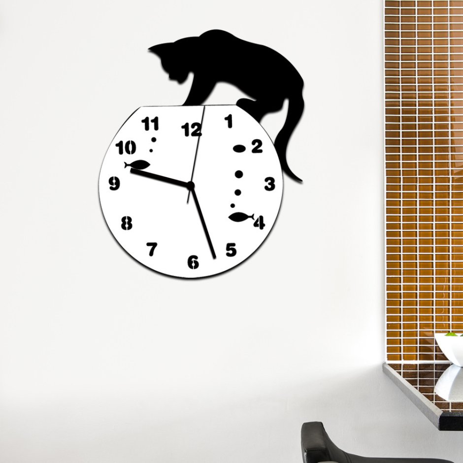 3d-Decor / настенные часы "Cat Love" 31