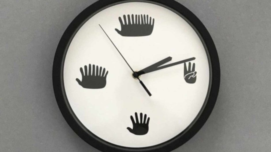 Часы минималистичный арт