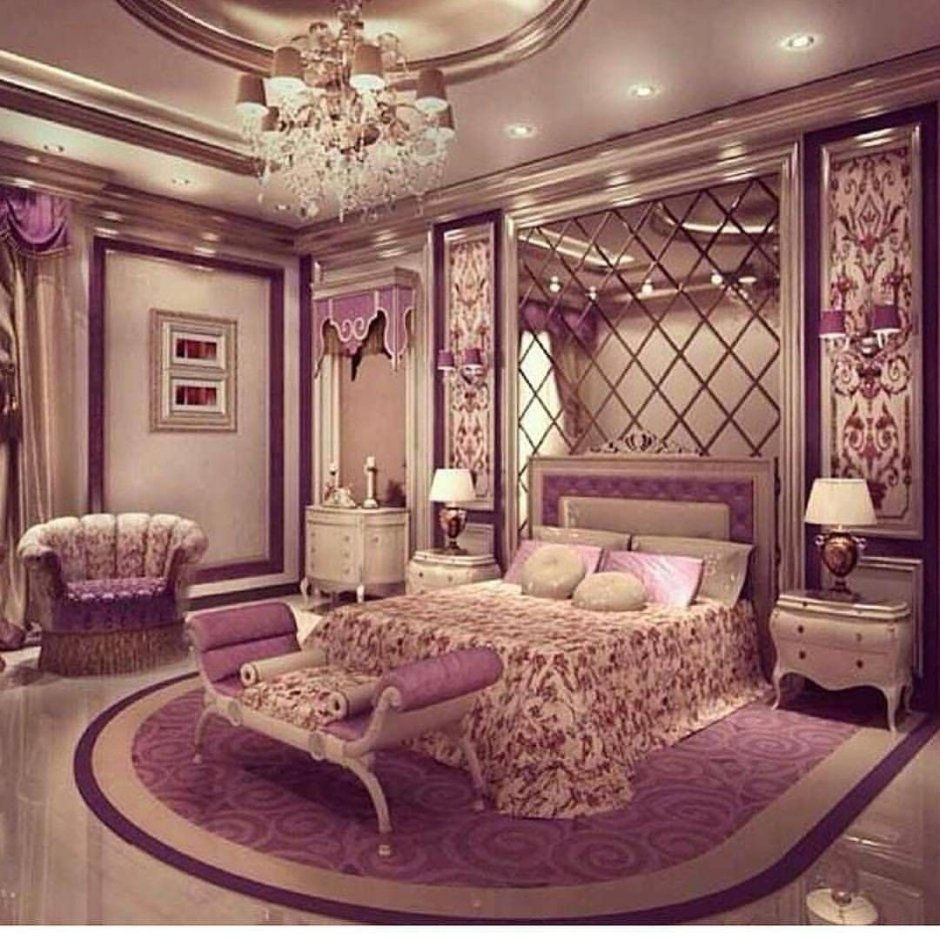 Роскошная дизайнерская спальня