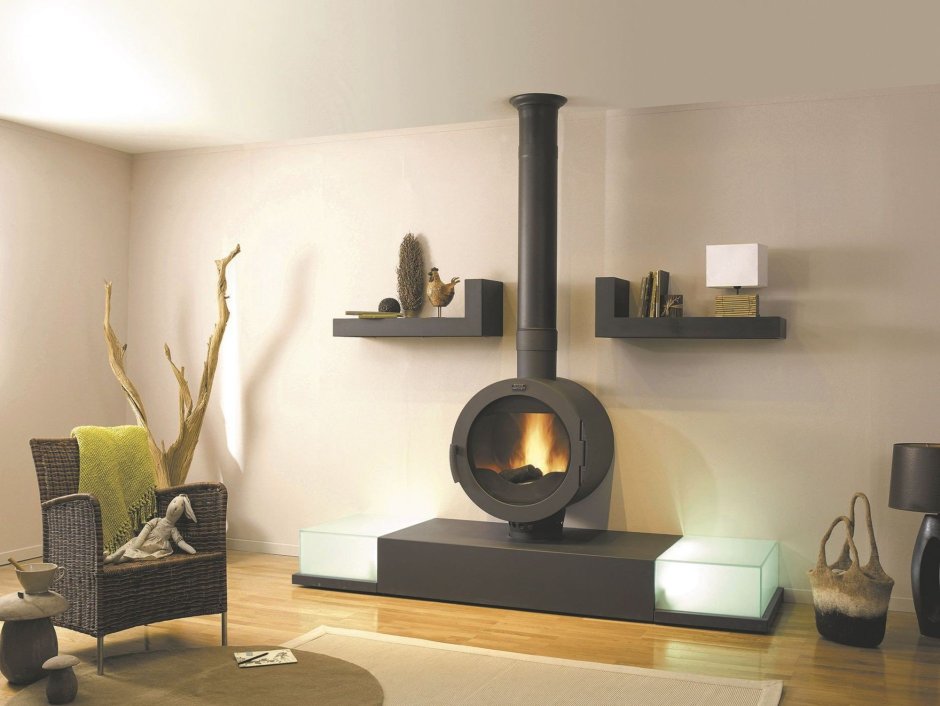 Дровяная печь-камин cheminees Philippe Yseure