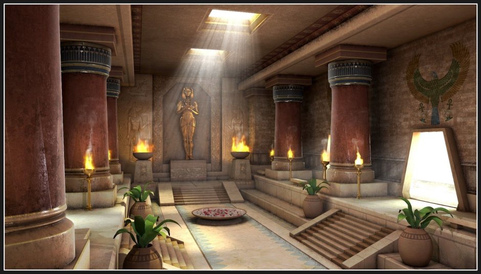 Дворцы древнего Египта