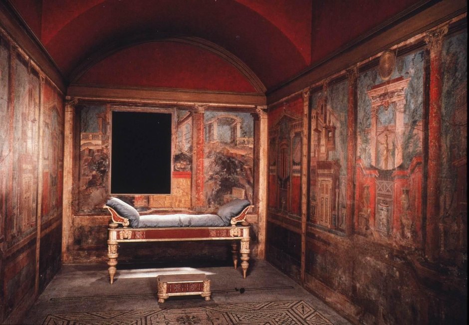 Помпейский стиль в древнем Риме интерьер