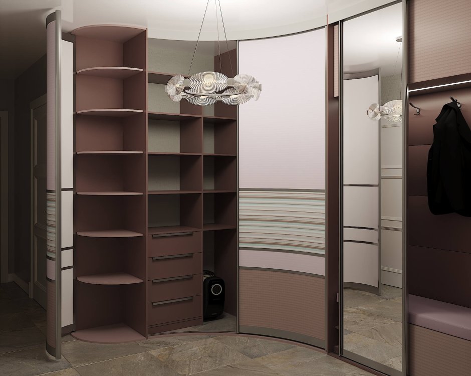 Шкаф-купе радиусный Нео 25 BMS