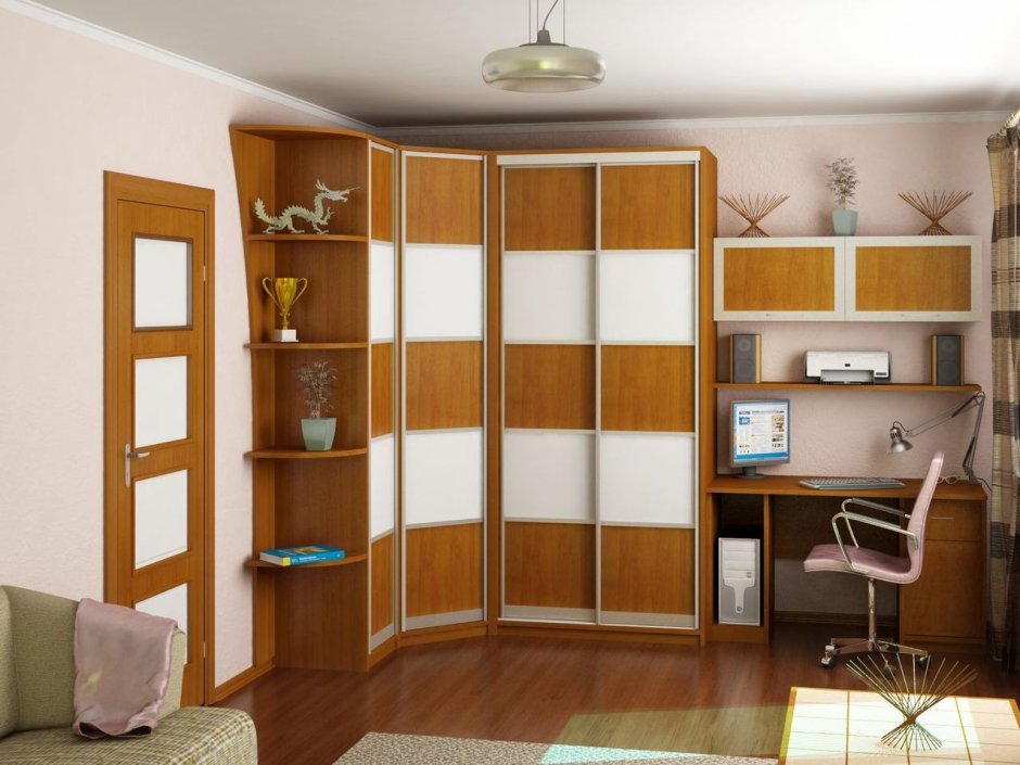 Ясень Анкор светлый спальня