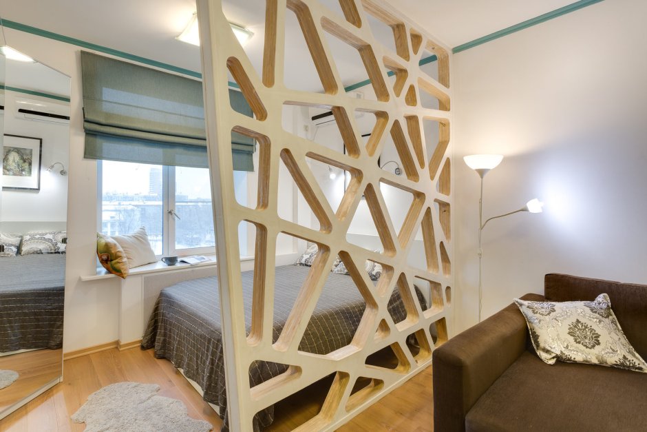 Реечная перегородка, 100х50х2500мм