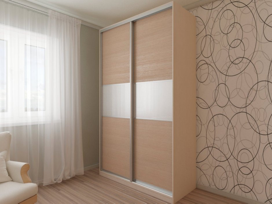 Угловой шкаф-купе в гостиную