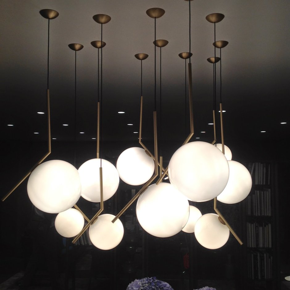 Bocci 14.14 Rectangle Pendant Chandelier led Crystal Glass