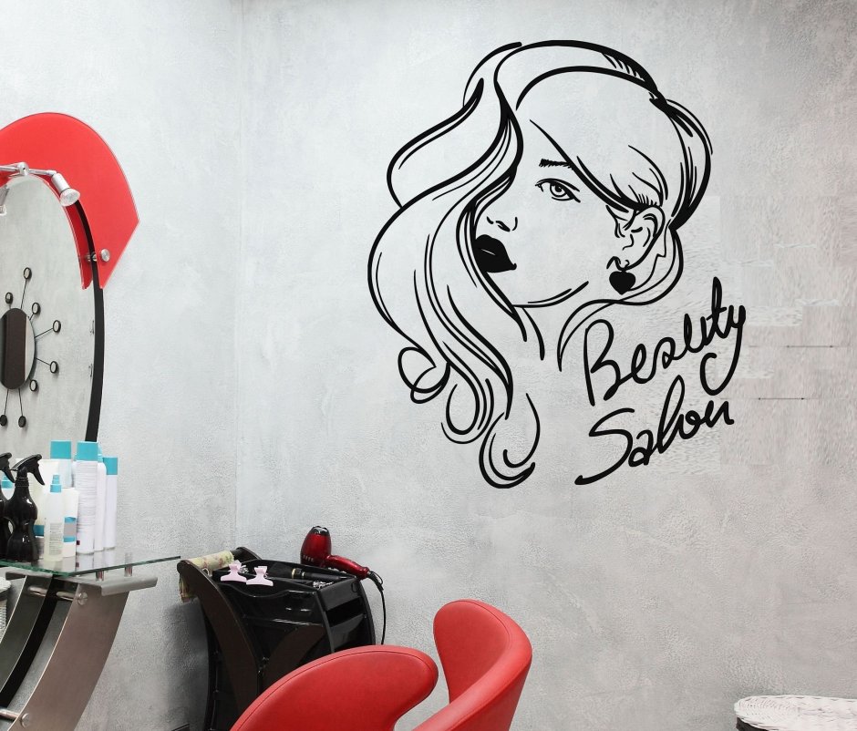 Логотип на стену в салон красоты