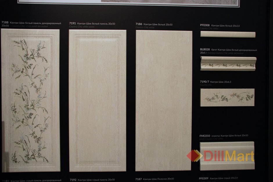 Kerama Marazzi Кантри Шик белый 9.9х40.2