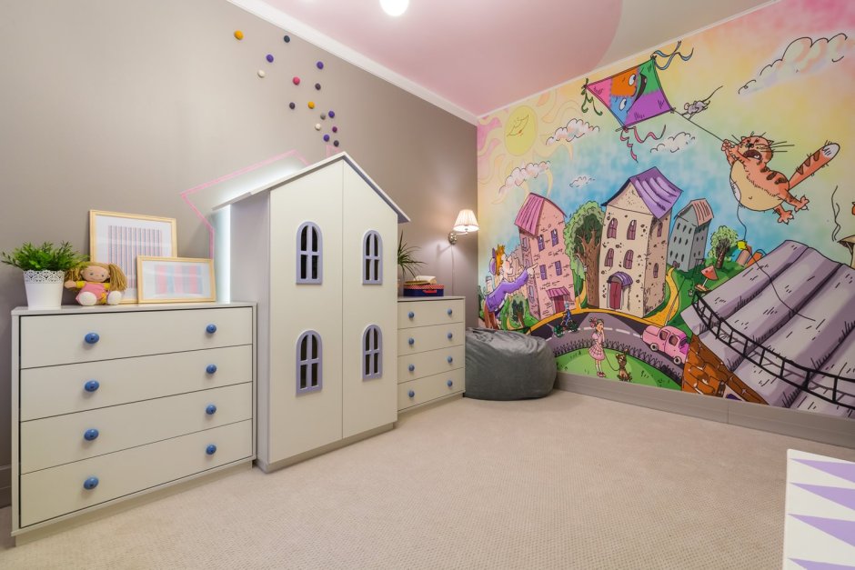 Дизайн детской комнаты со всех ракурсов