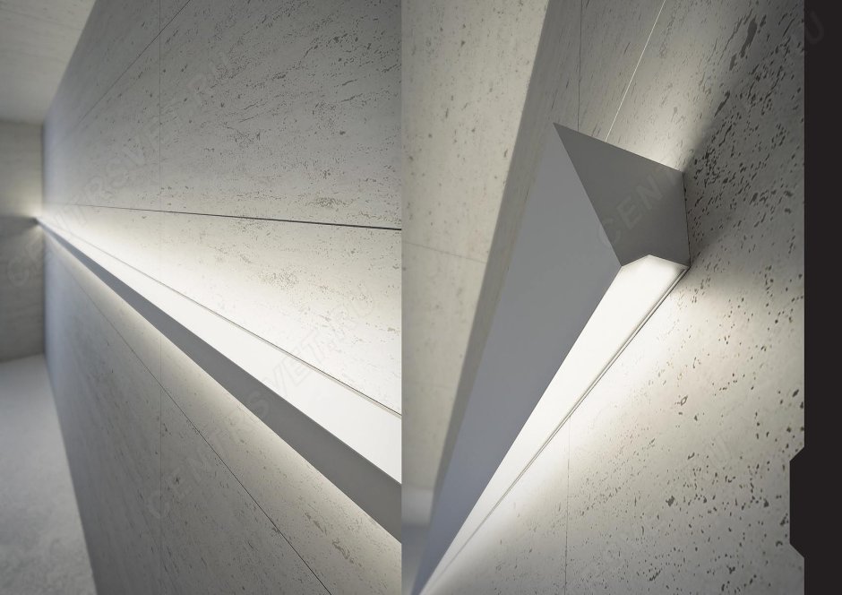 Алюминиевый профиль для подсветки стен