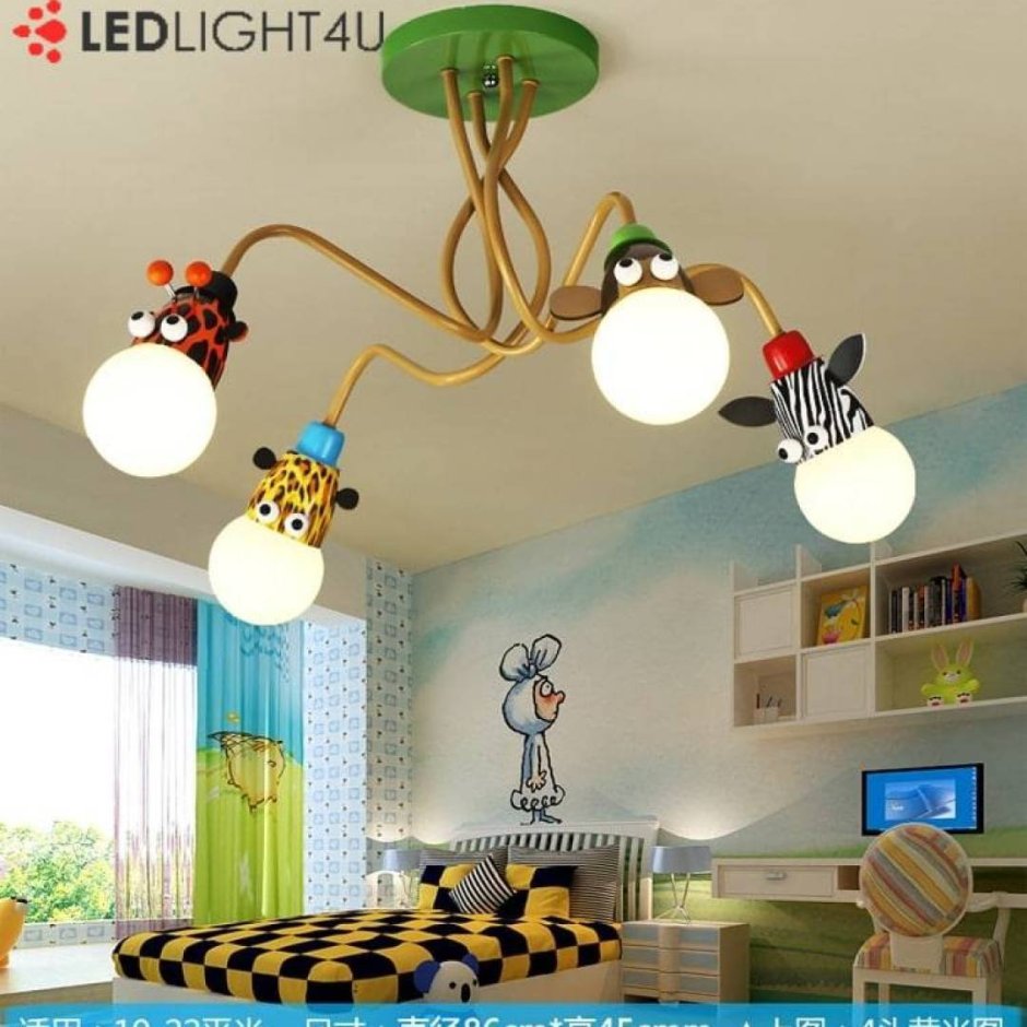 Лампы в детскую комнату на потолок