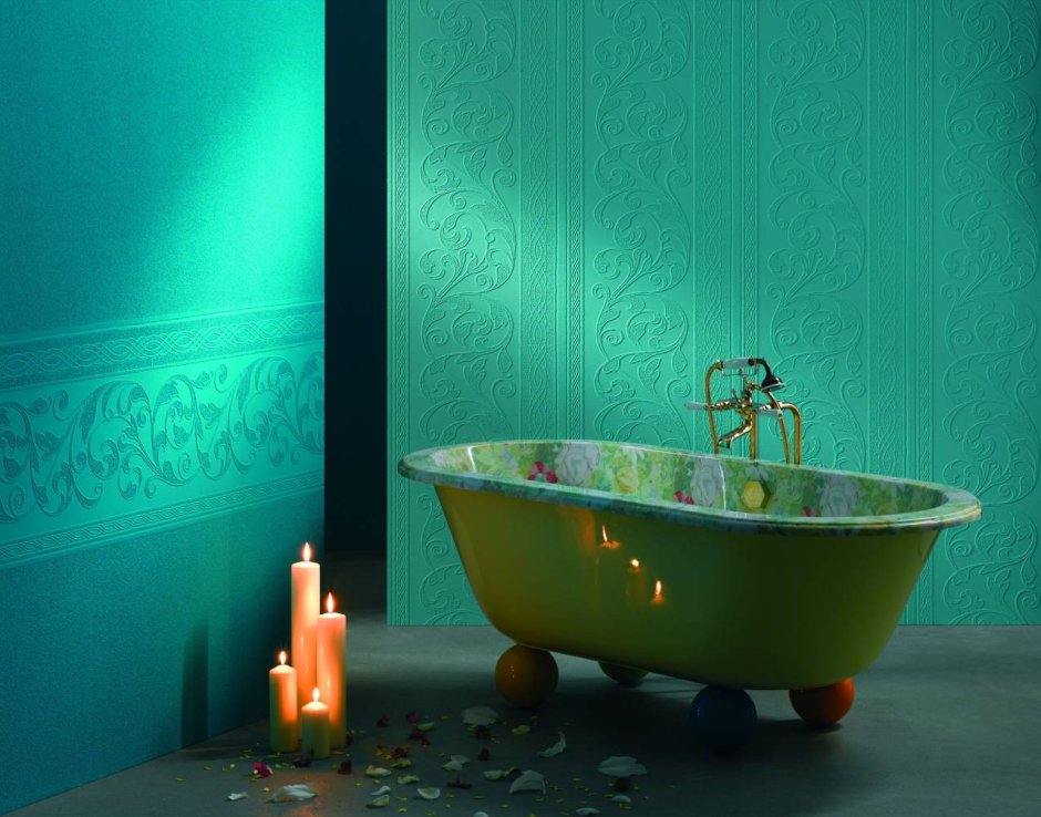 Интерьерная краска для ванной комнаты