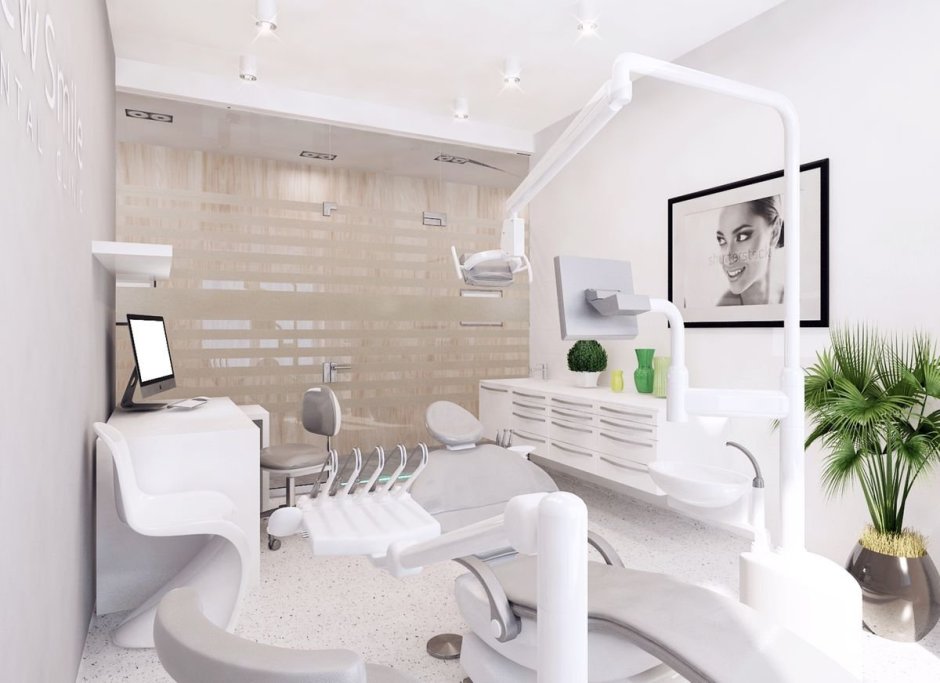 Дизайн стоматологической клиники гравировка на стене