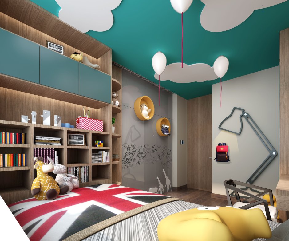 Классный спальня для детей