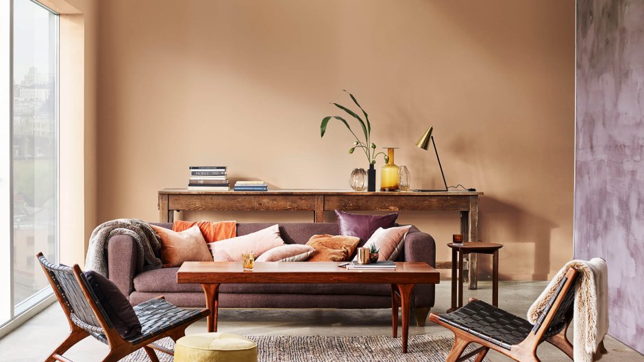 Нюдовый цвет в интерьере