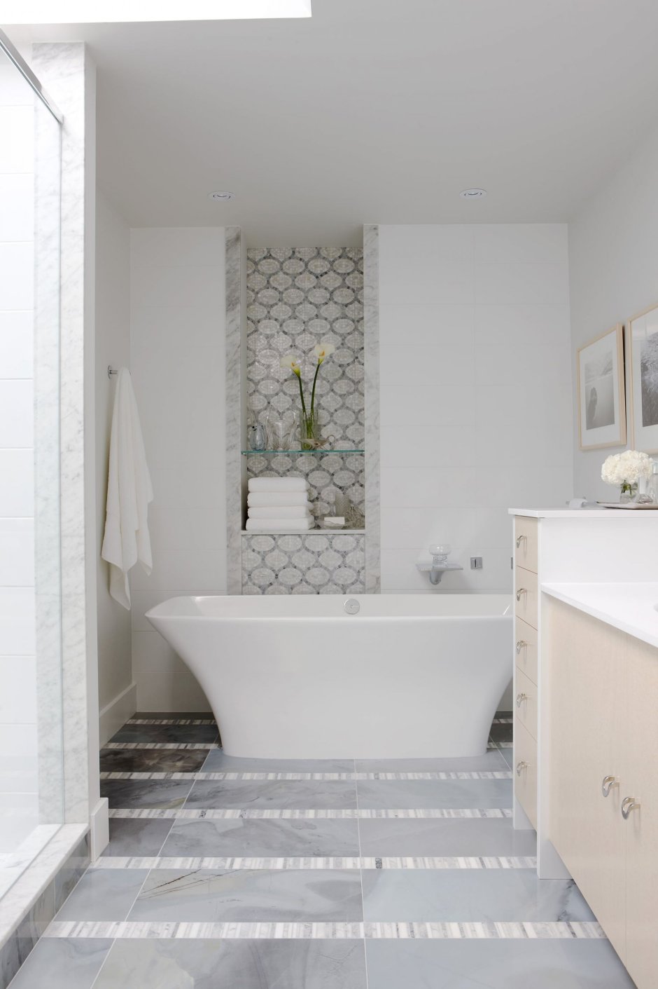 Дизайн интерьера ванной комнаты в стиле Прованс Сары Ричардсон