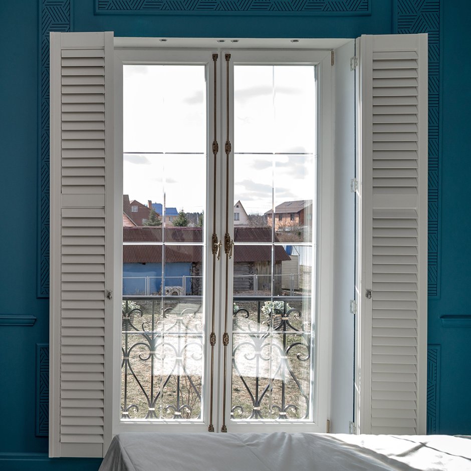 Шаттерсы французские окна