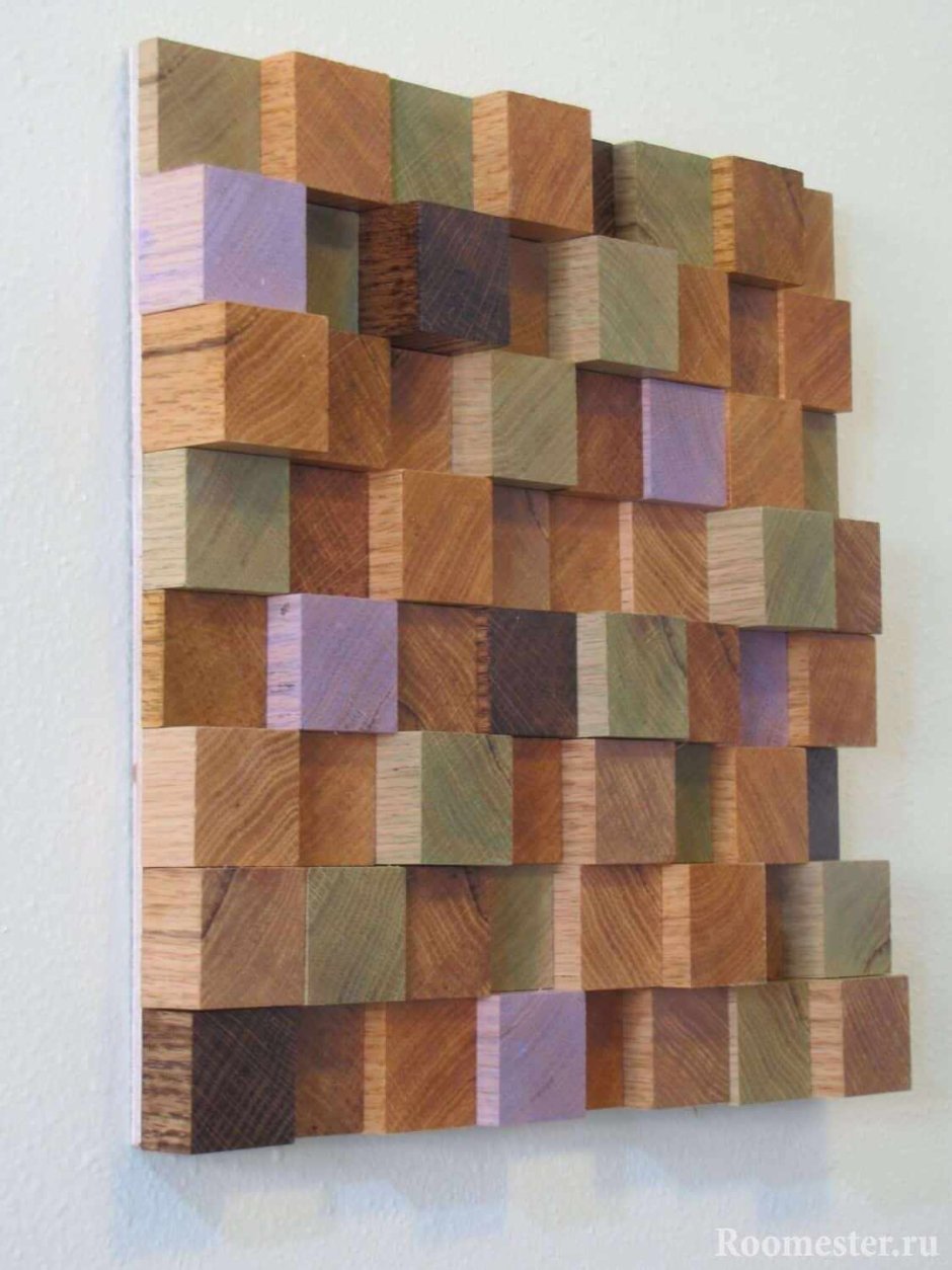 Деревянное панно на стену