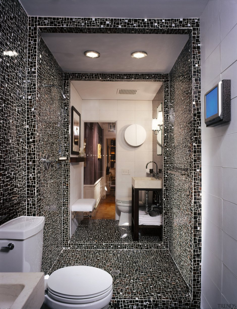 Зеркальная мозаика в интерьере ванной (87 фото)