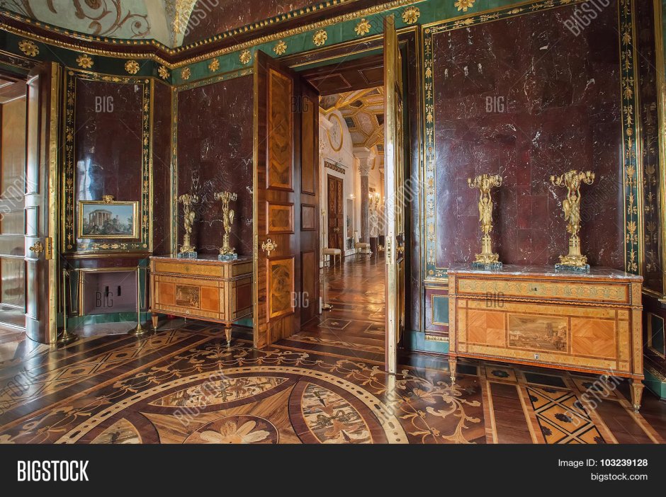 Агатовые комнаты Екатерининского дворца