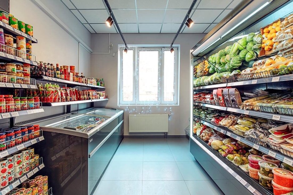 Небольшой магазин продуктов