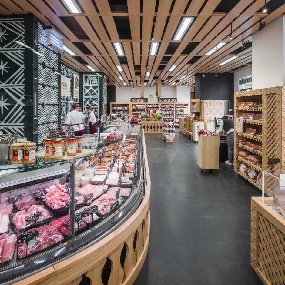 Дизайн маленького продуктового магазина (64 фото)