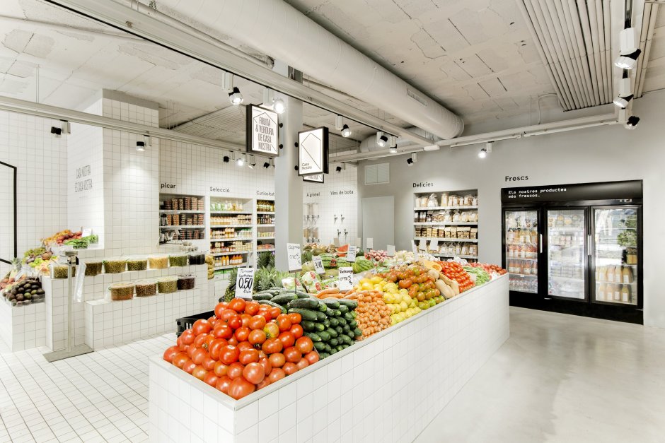 Дизайн продуктового магазина