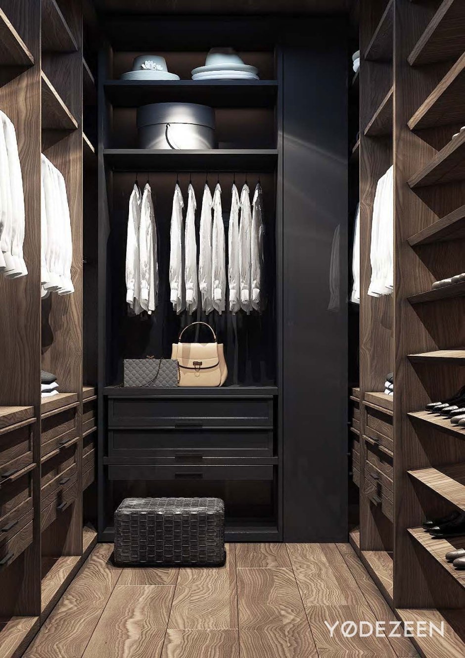 Интерьер гардеробной