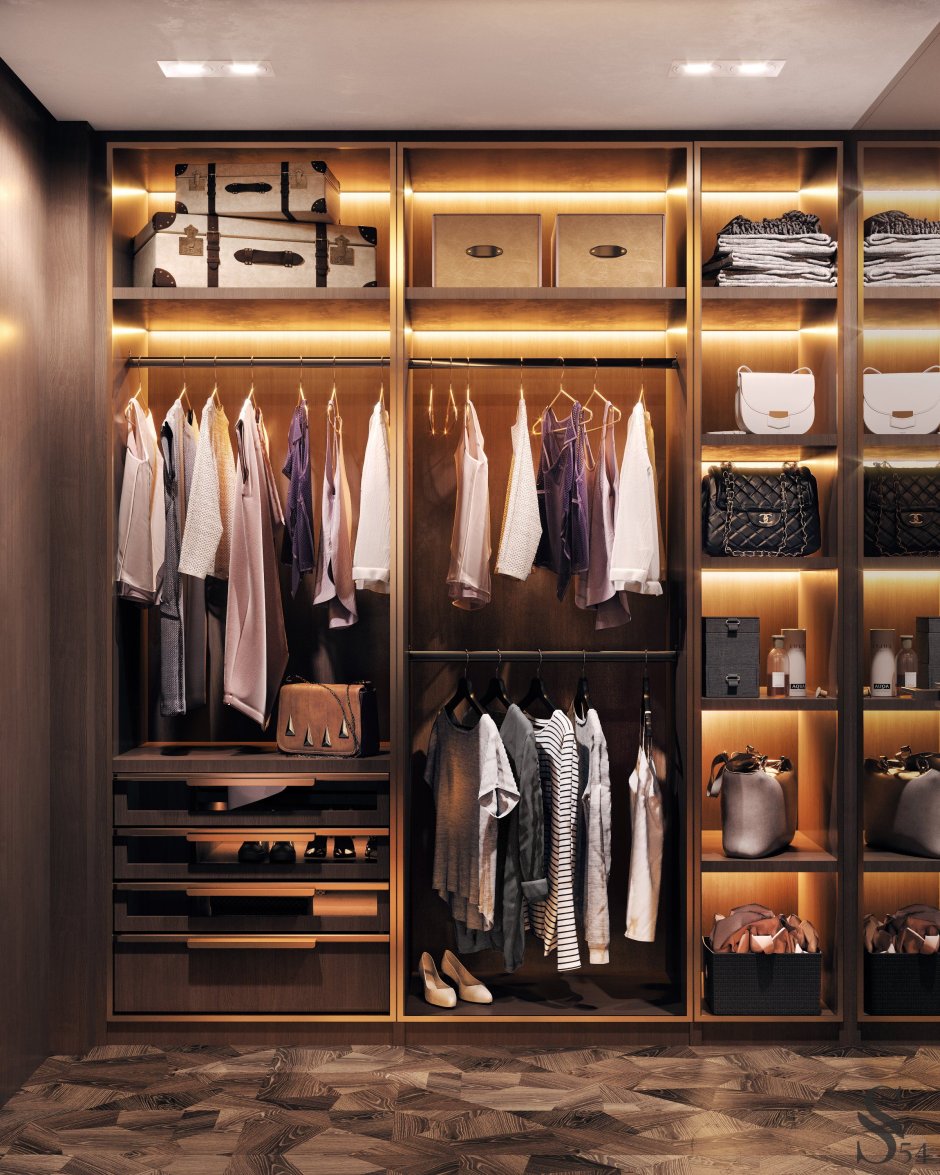 Гардеробные комнаты