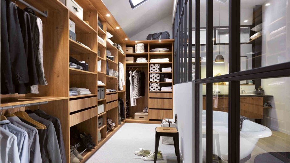 Гардеробная лофт