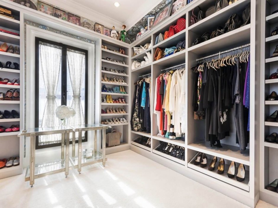 Гардеробная в пентхаусе в Нью Йорке