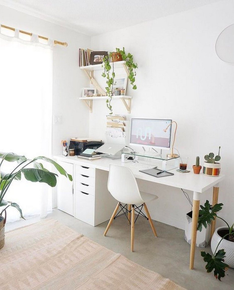 Стол компьютерный Homeoffice (белый, 1200х550х964 мм)