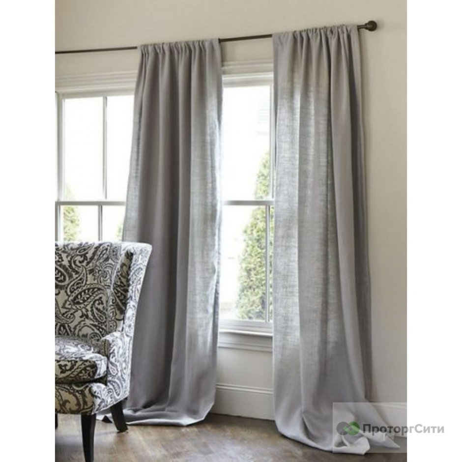Rideaux Lin Taupe
