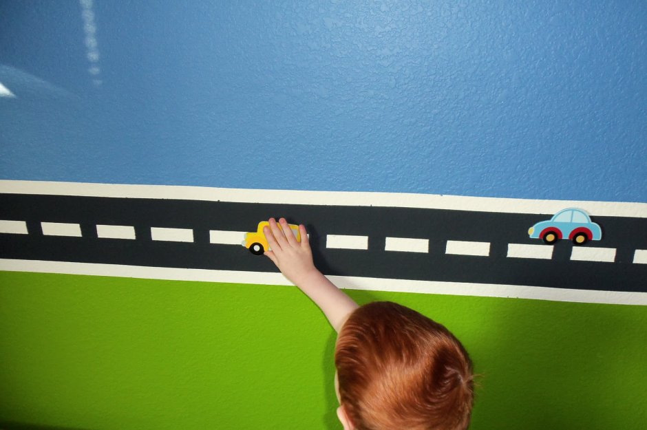 Маркерное покрытие для стен в детской комнате
