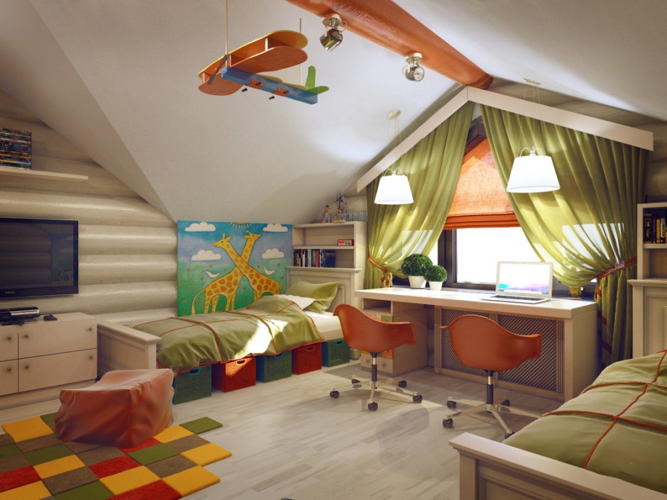 Современная детская комната для подростка