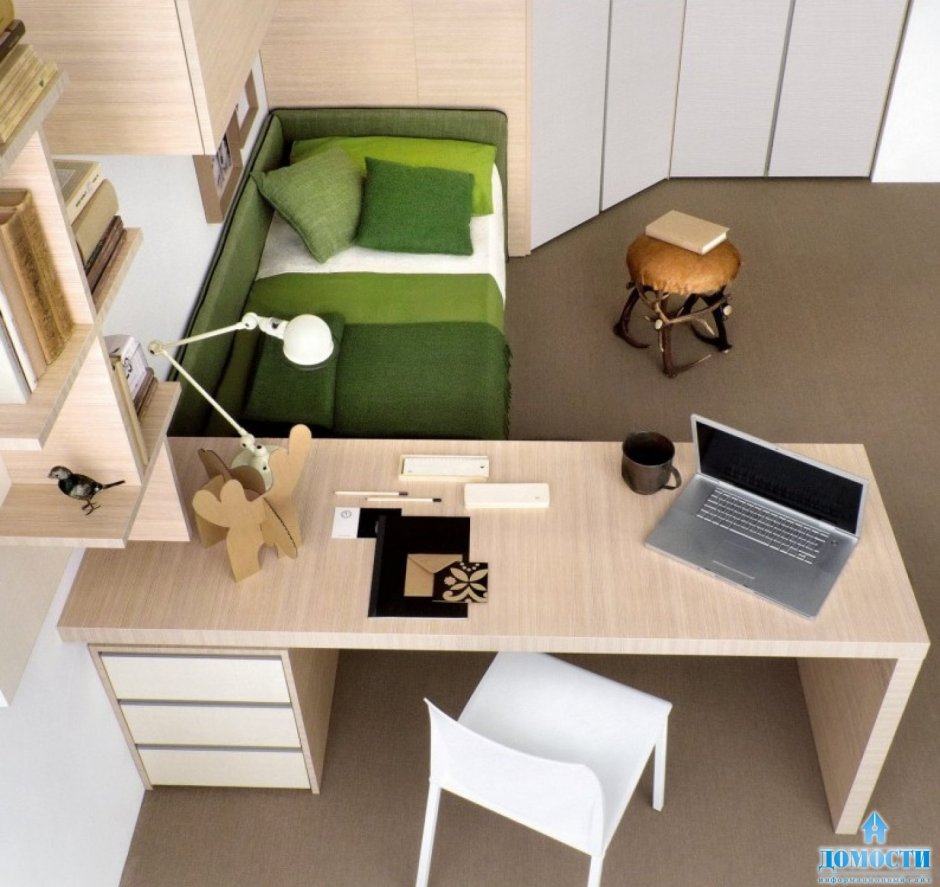 Расположение мебели в маленькой комнате