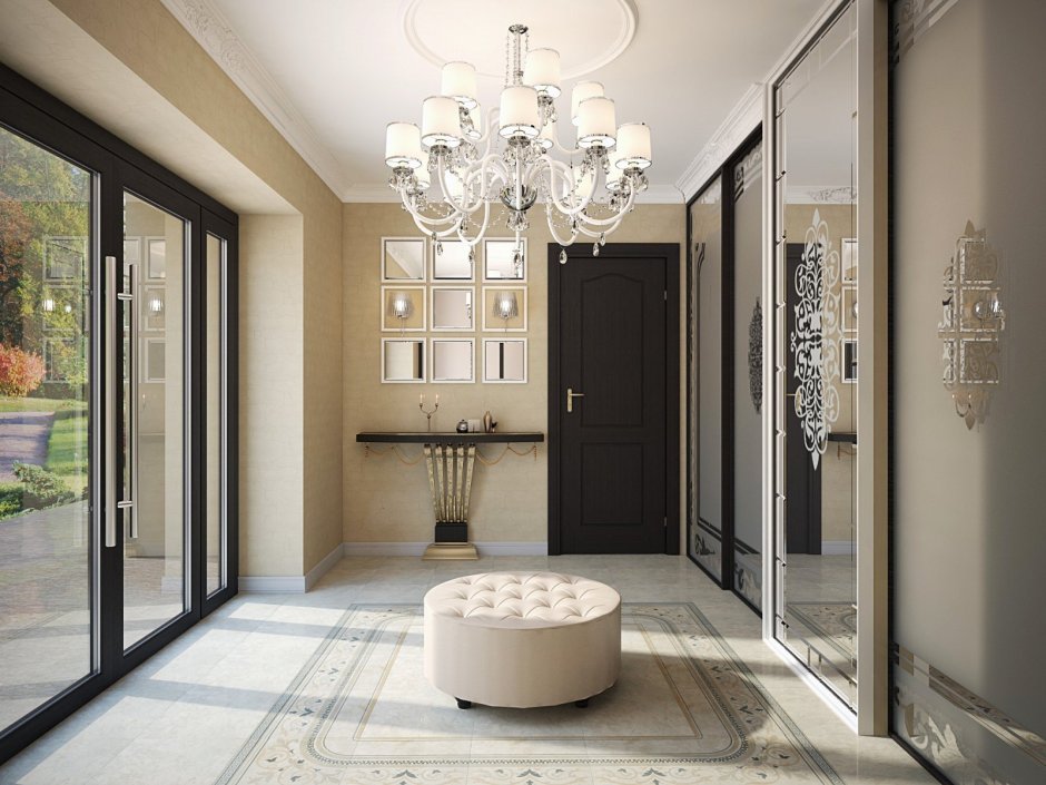 Interior Design Luxury прихожка Холл