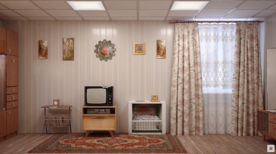 Советский стиль в интерьере