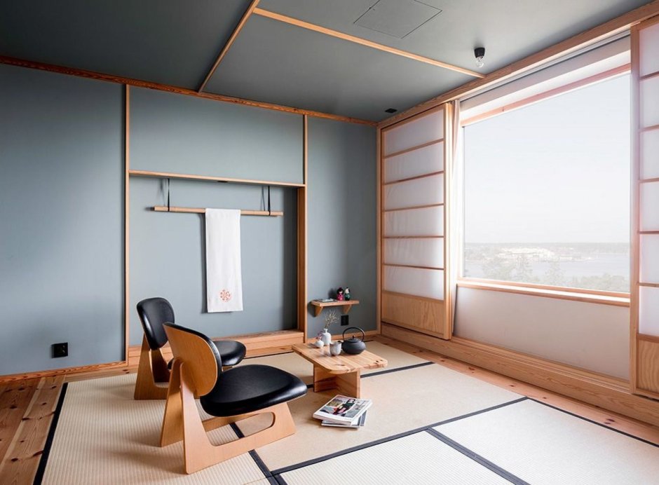 Спальня в современном японском стиле